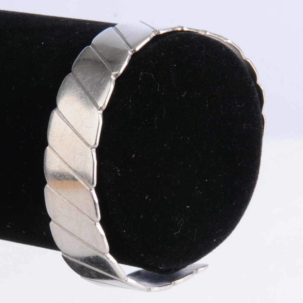 Vintage Silver Plated Cuff Bracelet